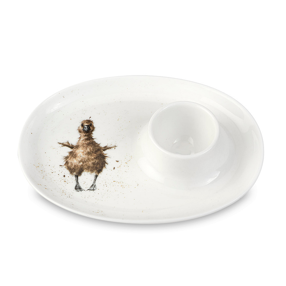 Подставка для яйца фарфоровая "Забавная фауна. Утёнок", Royal Worcester