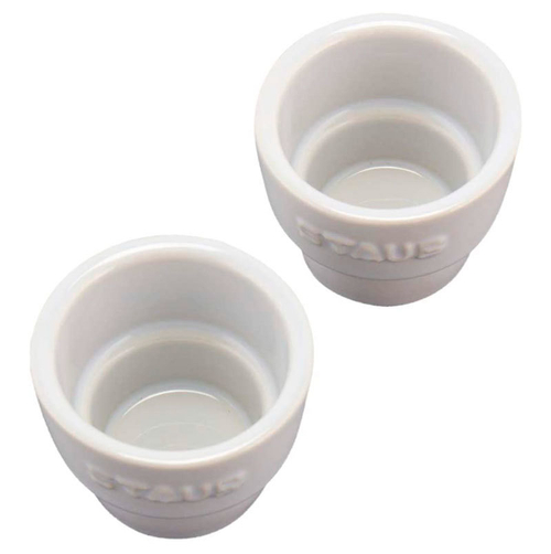 Подставка для яиц 2шт. белая, Staub