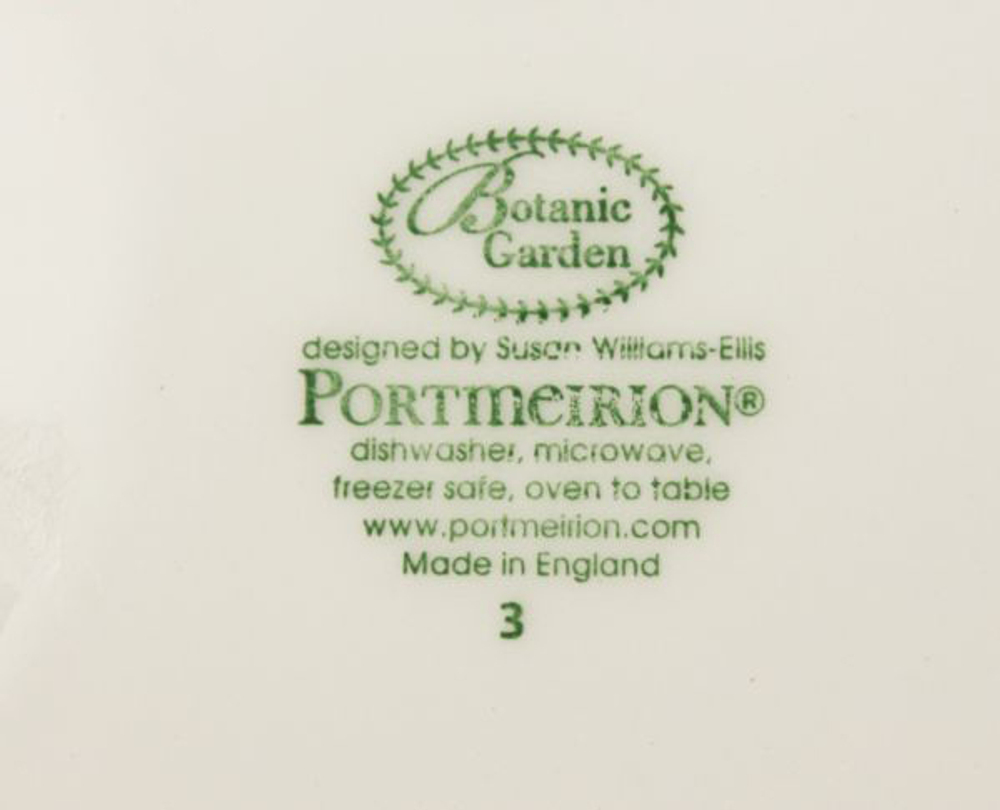 Тарелка суповая Portmeirion "Ботанический сад. Фуксия" 21,5см