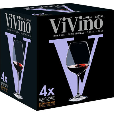 Подарочный набор бокалов для красного вина 4шт, VIvino, Nachtmann