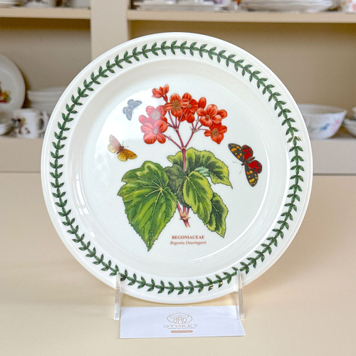 Тарелка закусочная 22см Portmeirion "Ботанический сад" Бегония