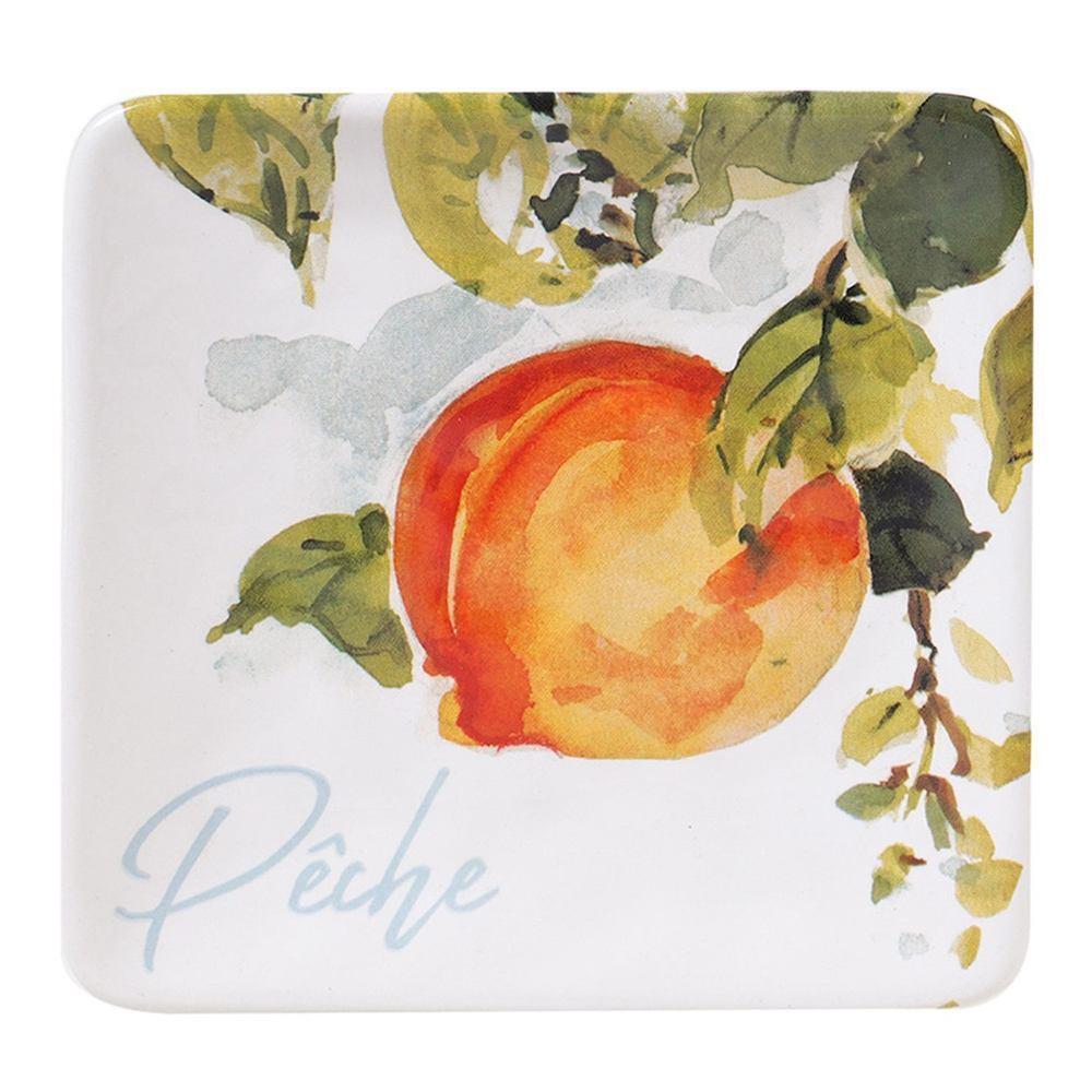 Тарелка пирожковая 15 см Certified Int. Амброзия, Персики