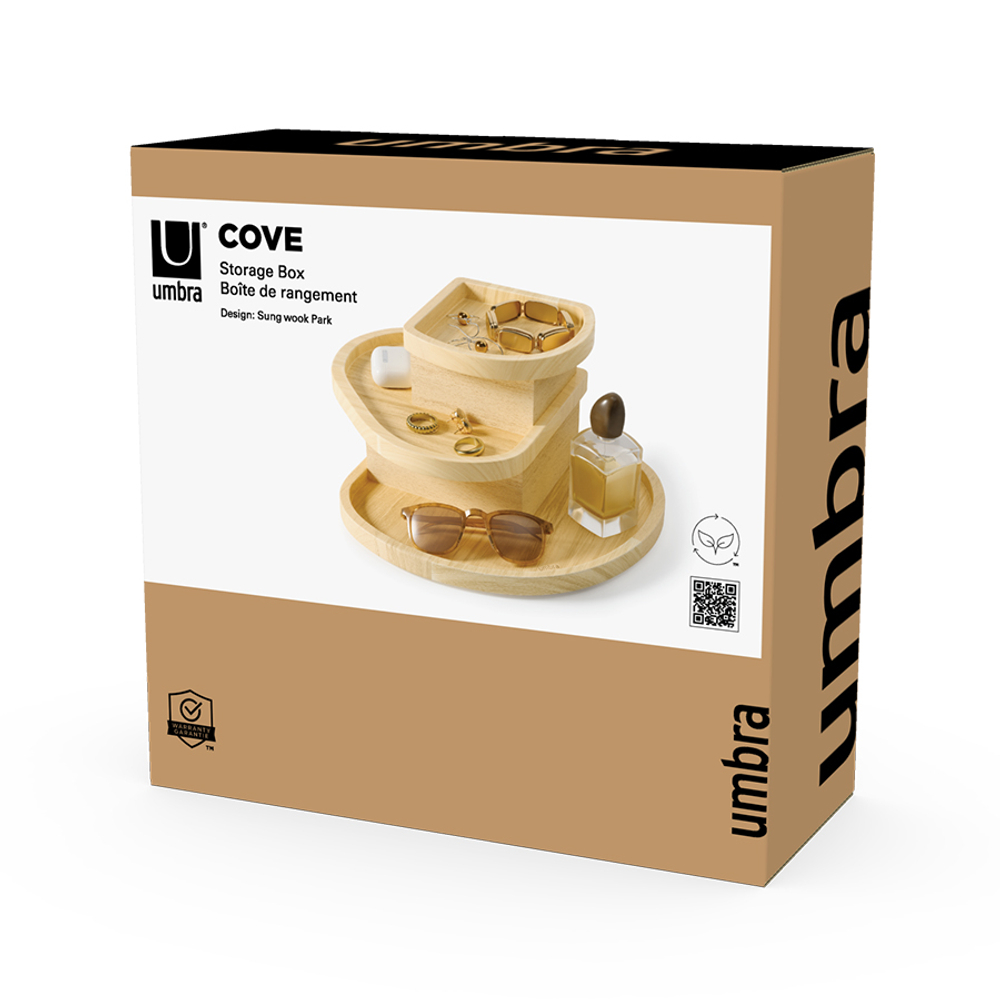 Органайзер Cove, натуральное дерево, Umbra