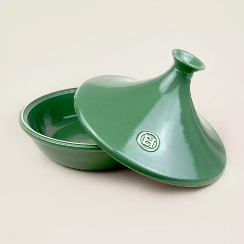 Тажин керамический, 3 литра, 32 см, Emile Henry, цвет: лавровый лист, лимитированная коллекция