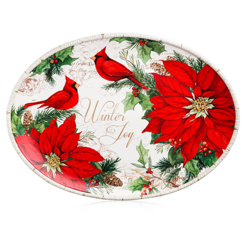 Блюдо сервировочное 41x30 см Certified Int. Зимний сад
