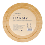 Чаша стеклянная с бамбуковой крышкой Harmy, 3,5 л