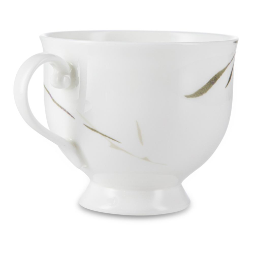 Чашка чайная с блюдцем Narumi Ботаника 230 мл, фарфор костяной