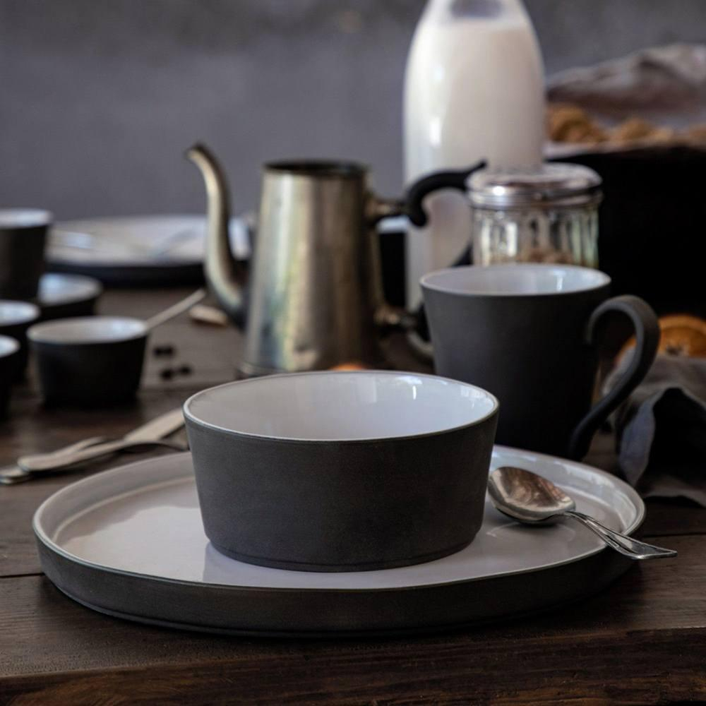 Тарелка суповая 13,9 см 510 мл Costa Nova Lagoa Eco Gres White белая