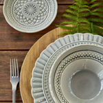 Тарелка хлебная 15,4 см Costa Nova Cristal серая