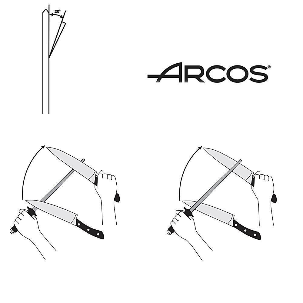 Мусат 23 см, с алмазным покрытием, Sharpening steels, Arcos