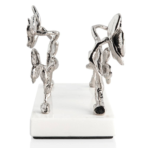 Салфетница Michael Aram Белая орхидея 20 см, мрамор