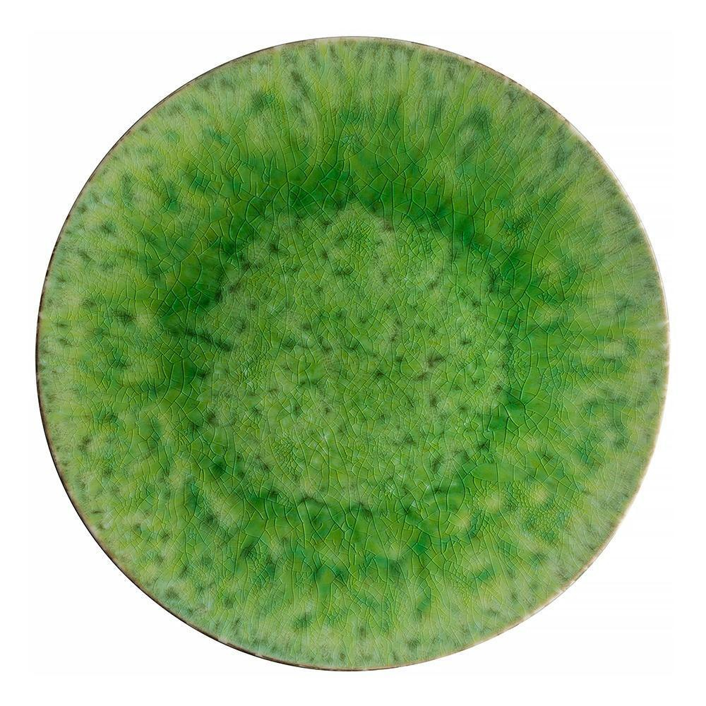 Тарелка подстановочная 30,9 см Costa Nova Riviera Tomate зеленая