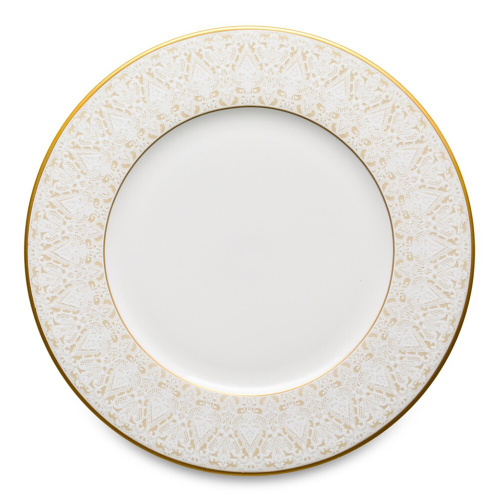 Тарелка пирожковая Narumi Аврора Шампань 16 см, фарфор костяной
