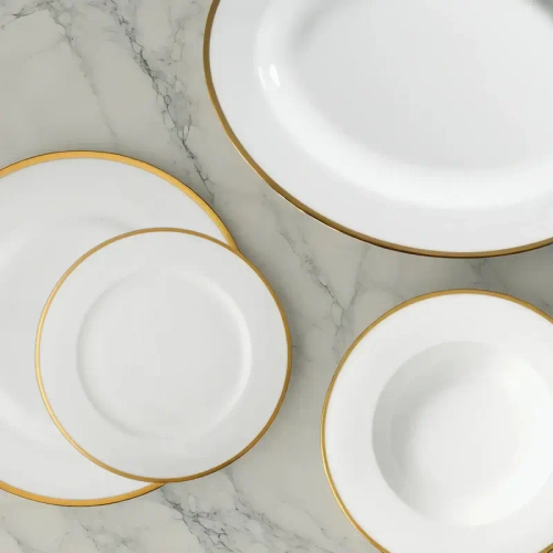 Набор суповых тарелок 21 см, 6 шт, Comet Gold, Prouna