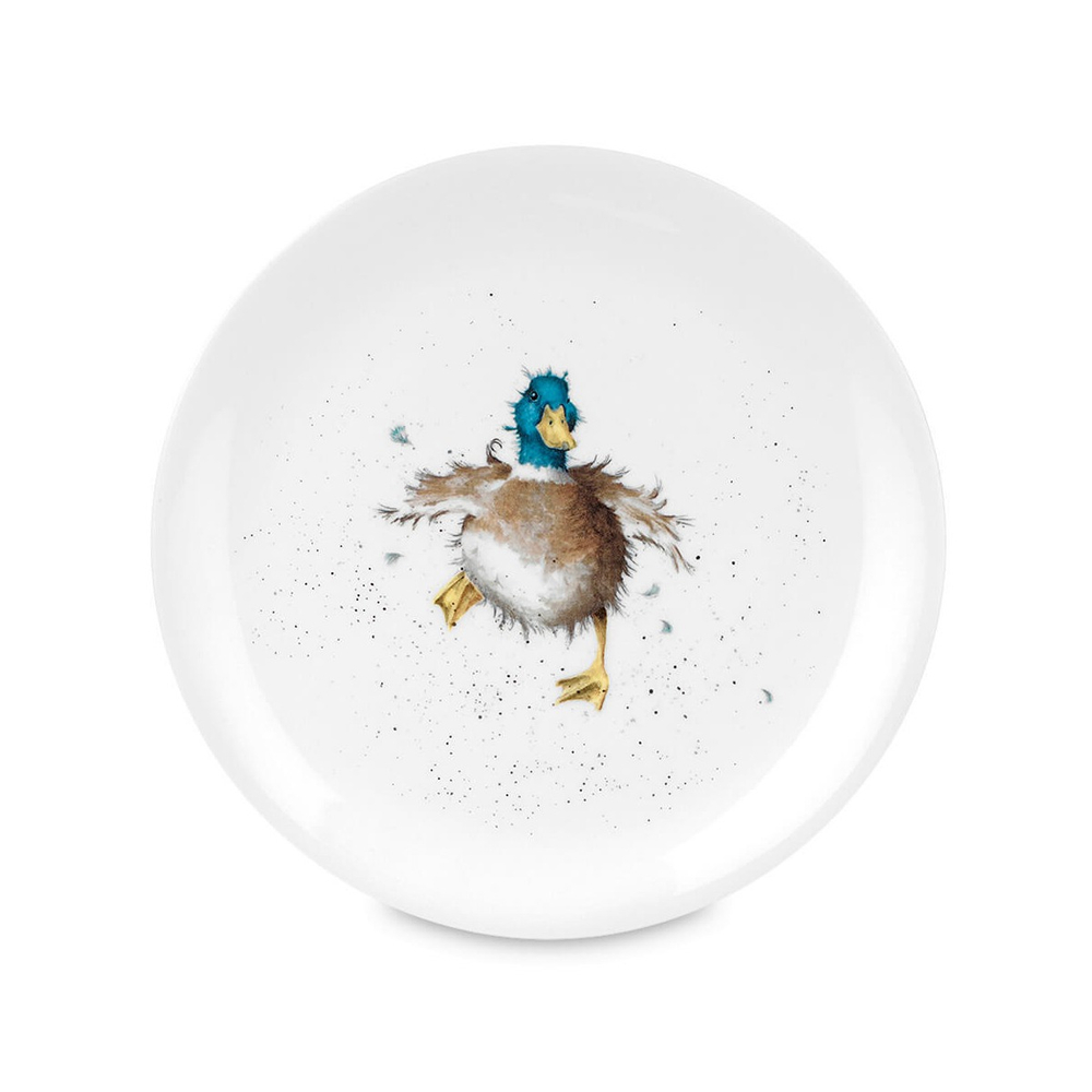 Закусочная тарелка фарфоровая "Забавная фауна. Утёнок", 20 см, Royal Worcester