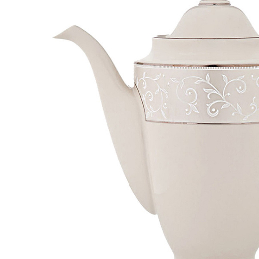 Кофейник  1,4 л, костяной фарфор, LEN6134407, Чистый жемчуг, Lenox
