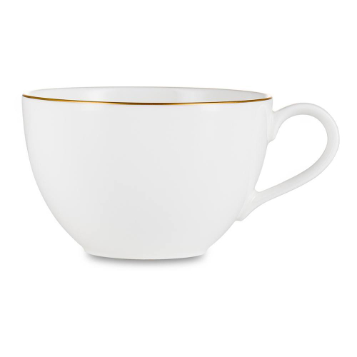 Чашка чайная с блюдцем Narumi Сверкающее Золото 270 мл, фарфор костяной