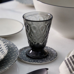 Тарелка пирожковая 11,5х1 см Costa Nova Augusta Diamond Weave черная