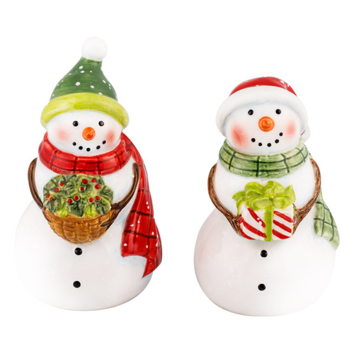 Набор для соли и перца Certified Int. Дом снеговика 2 пр