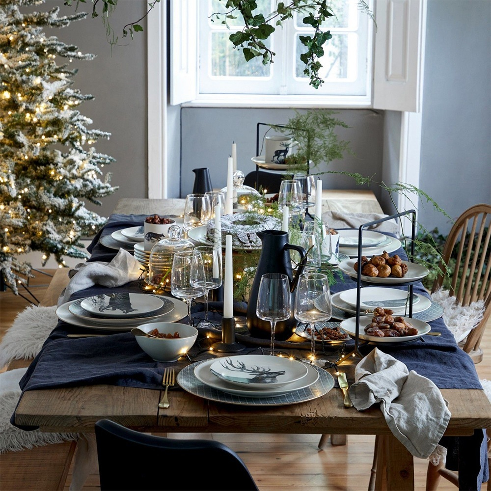 Тарелка обеденная 27 см Costa Nova Augusta Natural-Gold бежевая