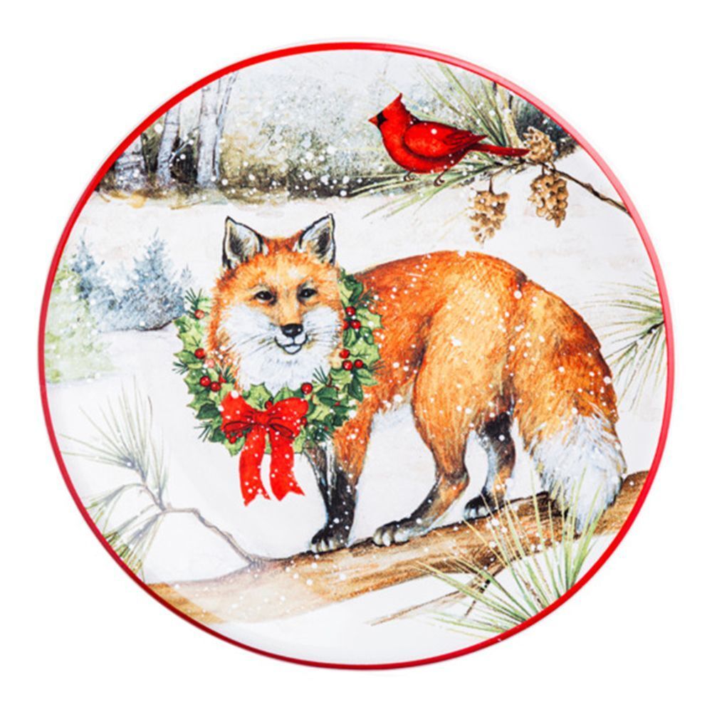 Тарелка хлебная Лиса 15 см Certified Int. Зимний лес