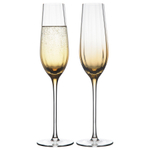 Набор бокалов для шампанского Gemma Amber, 225 мл, 2 шт., Liberty Jones