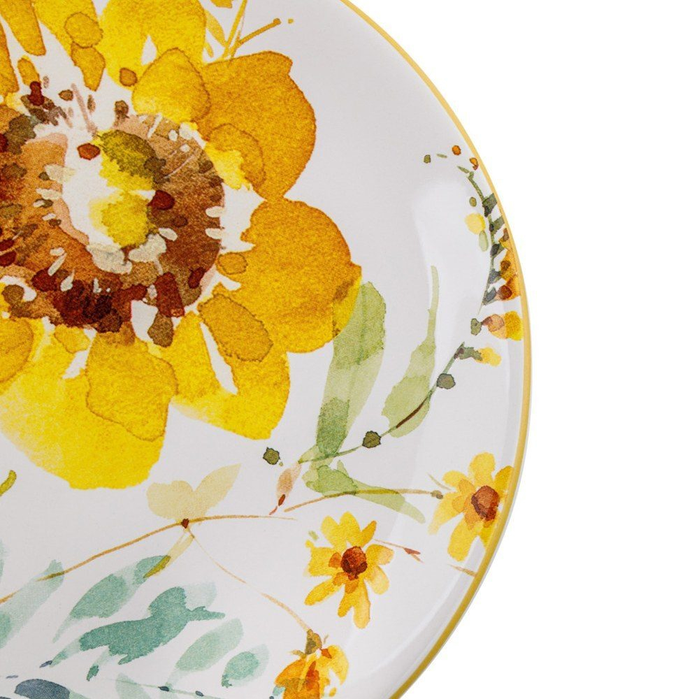 Тарелка закусочная 23 см Certified Int. Подсолнухи-3