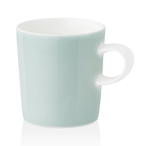 Чашка кофейная с блюдцем 100 мл Mix&Match Синергия зеленая