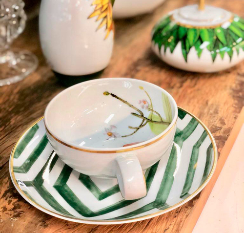 Чашка с блюдцем для чая Amazonia, Vista Alegre