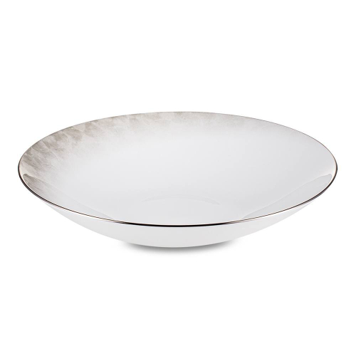 Тарелка суповая Narumi Лабиринт 23 см, фарфор костяной