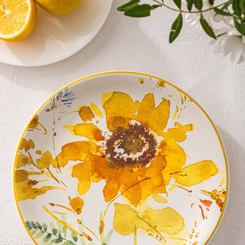 Тарелка закусочная 23 см Certified Int. Подсолнухи-2