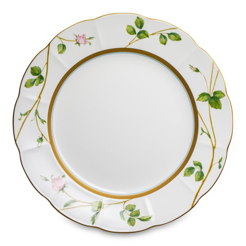 Тарелка обеденная Narumi Цветущая Роза 27 см, фарфор костяной