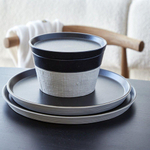 Тарелка 29,7 см Costa Nova Notos Latitude Black черная