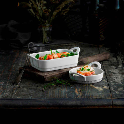 Блюдо для запекания прямоугольное 25х34 см, жаропрочный фарфор, белый, 251734BL1, Toulouse, Pillivuyt