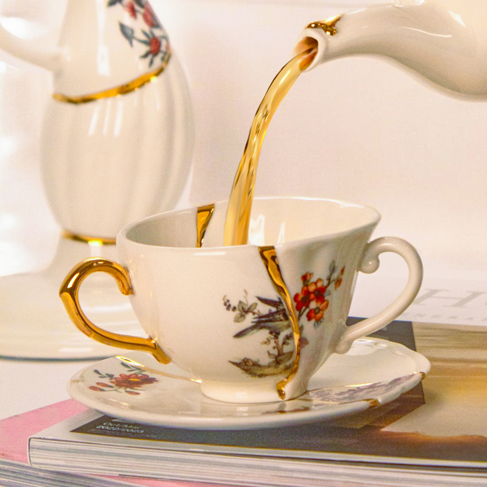 Чайная пара Kintsugi 1, Seletti