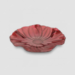 Блюдо круглое 28x4,5 см, стекло, красный, 5334.1, Magnolia, IVV