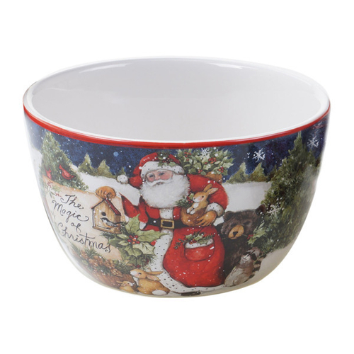 Салатник индивидуальный 13 см Санта, Certified Int. Магия Рождества