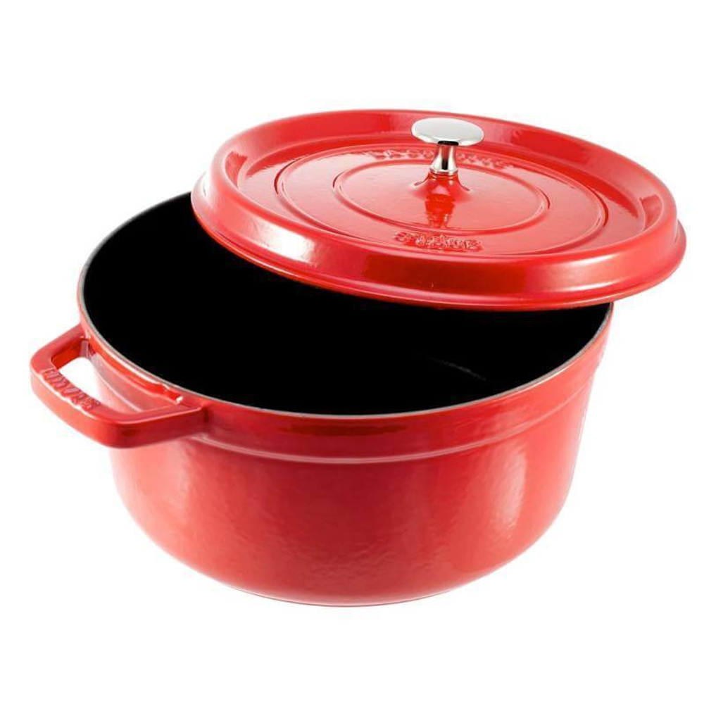 Этикет: Кокот круглый, 8,35 л, 30 см, вишневый, La Cocotte, Staub