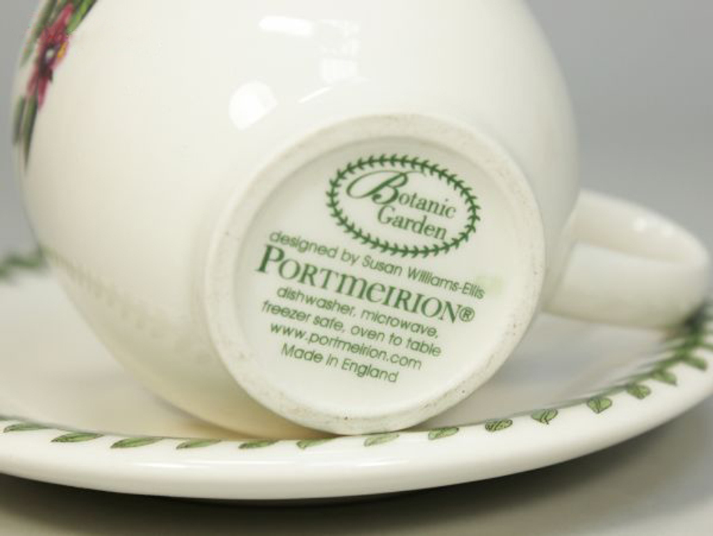 Чашка для эспрессо с блюдцем Portmeirion "Ботанический сад. Анагаллис" 100мл
