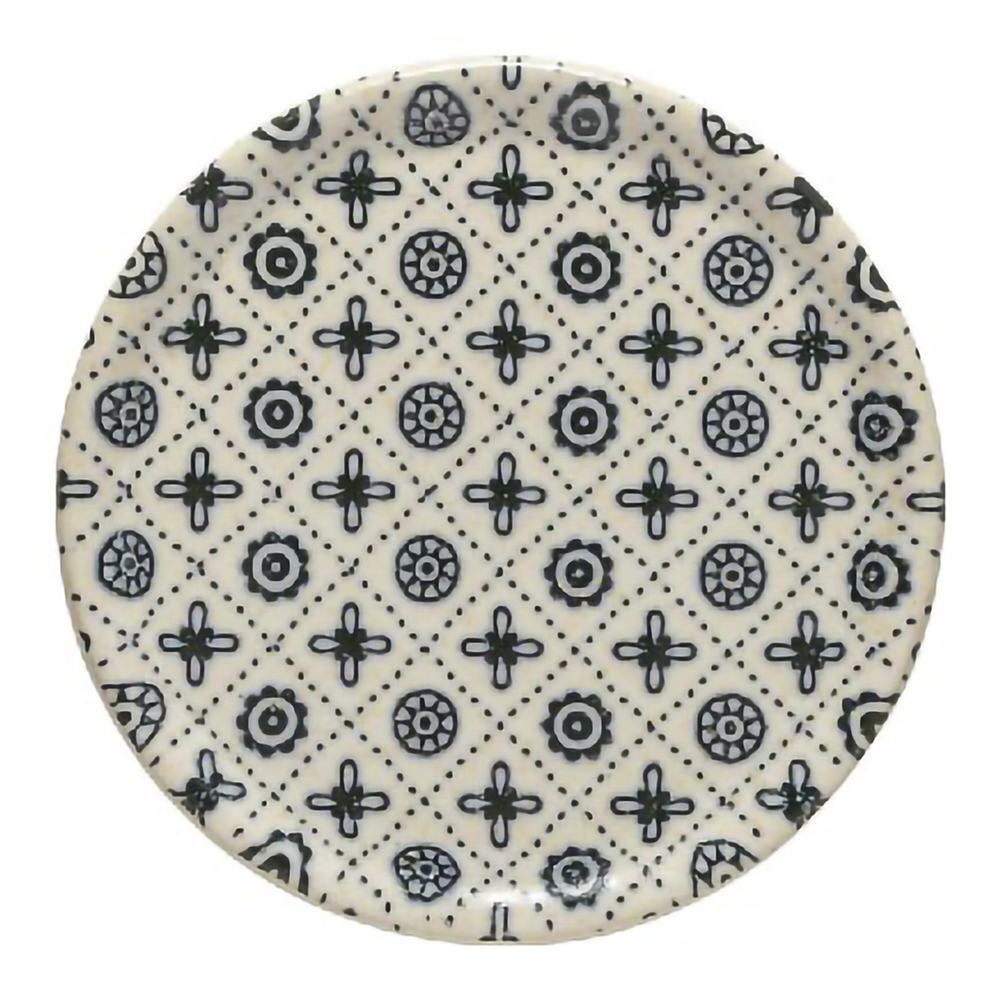 Тарелка пирожковая 11,5х1 см Costa Nova Augusta Little Garden черная