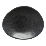 Тарелка десертная 15,4х12 см Costa Nova Livia Matte Black черная