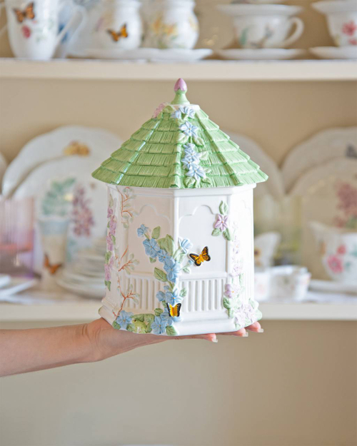 Банка для сладостей Беседка 26см, LEN827665, Бабочки на лугу, Lenox