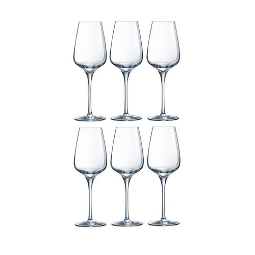 Набор бокалов для вина 450 мл, 6 шт, хрустальное стекло, N1739, Sublym, Chef & Sommelier