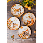 Тарелка десертная Совы 21,5 см Certified Int. Сосновый лес