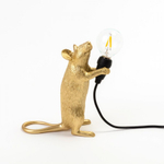 Настольная лампа Mouse Lamp Standing GOLD USB, Seletti