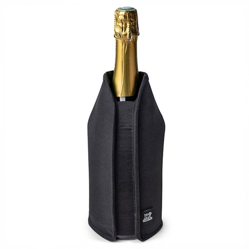 Охлаждающий чехол для бутылок вина и шампанского, черный, Frizz, Peugeot Vin