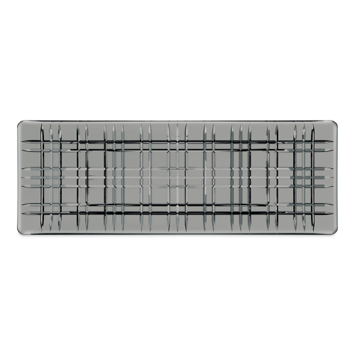 Блюдо прямоугольное серое 42 см, Square, Nachtmann