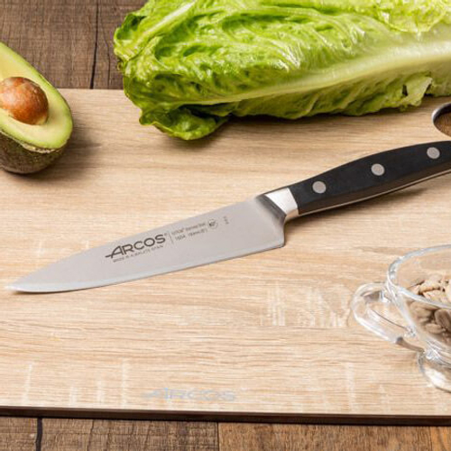 Нож для нарезки 15 см, из кованой высокоуглеродистой нержавеющей стали, черный, 160400, Manhattan, Arcos