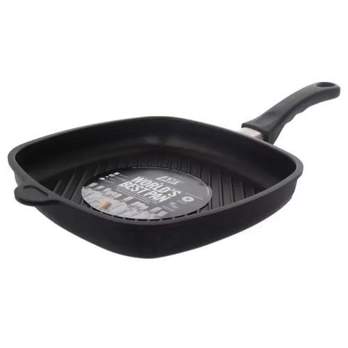 Алюминиевая квадратная сковорода гриль с антипригарным покрытием, 26x26 см, Frying Pans Fix, АМТ