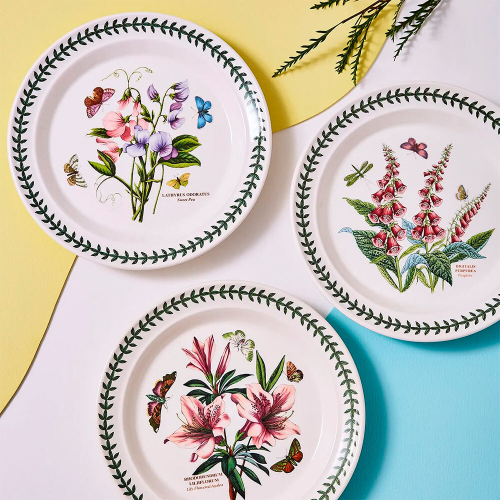 Набор тарелок обеденных 6 шт, 26,5 см, Portmeirion "Ботанический сад" PRT-BG05052
